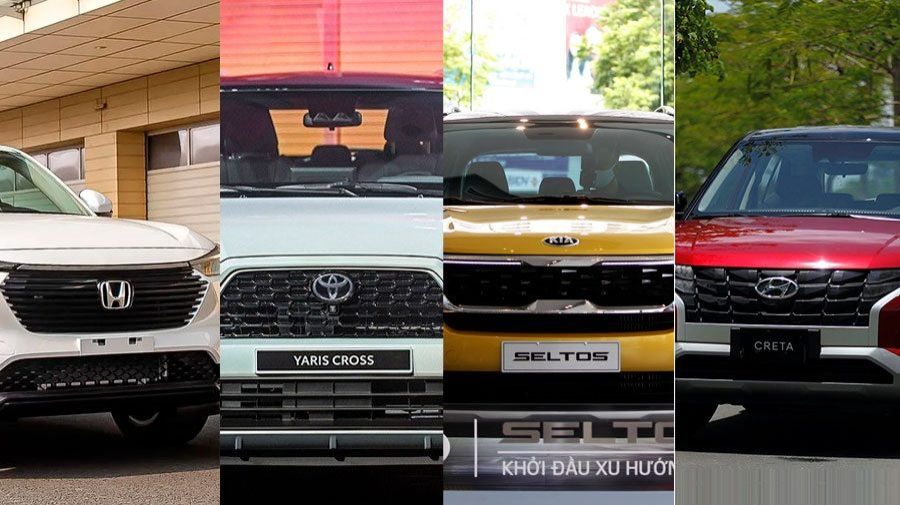 mua xe gầm cao 600–700 triệu: Honda HR-V G, Xforce Ultimate, Yaris Cross hay Kia Seltos