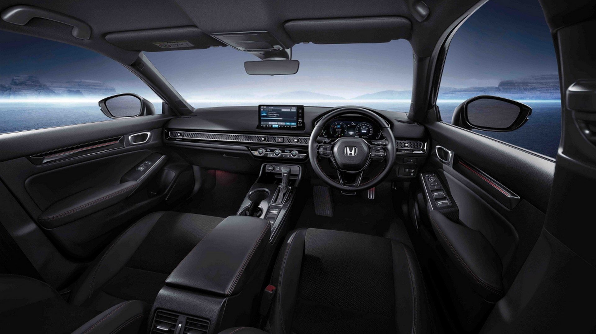 buồng lái Honda Civic sedan e HEV