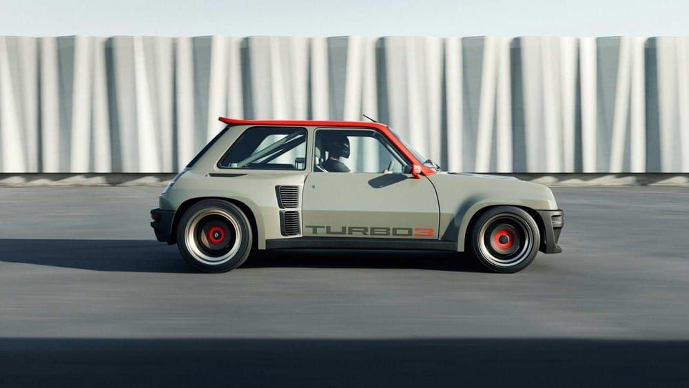 Phía bên sườn của Renault 5 Turbo 3 Phía bên sườn của Renault 5 Turbo 3
