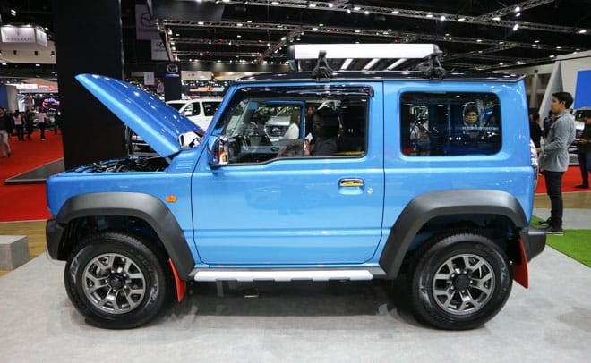Chiếc Suzuki Jimny nguyên mẫu chưa quá nâng cấp.