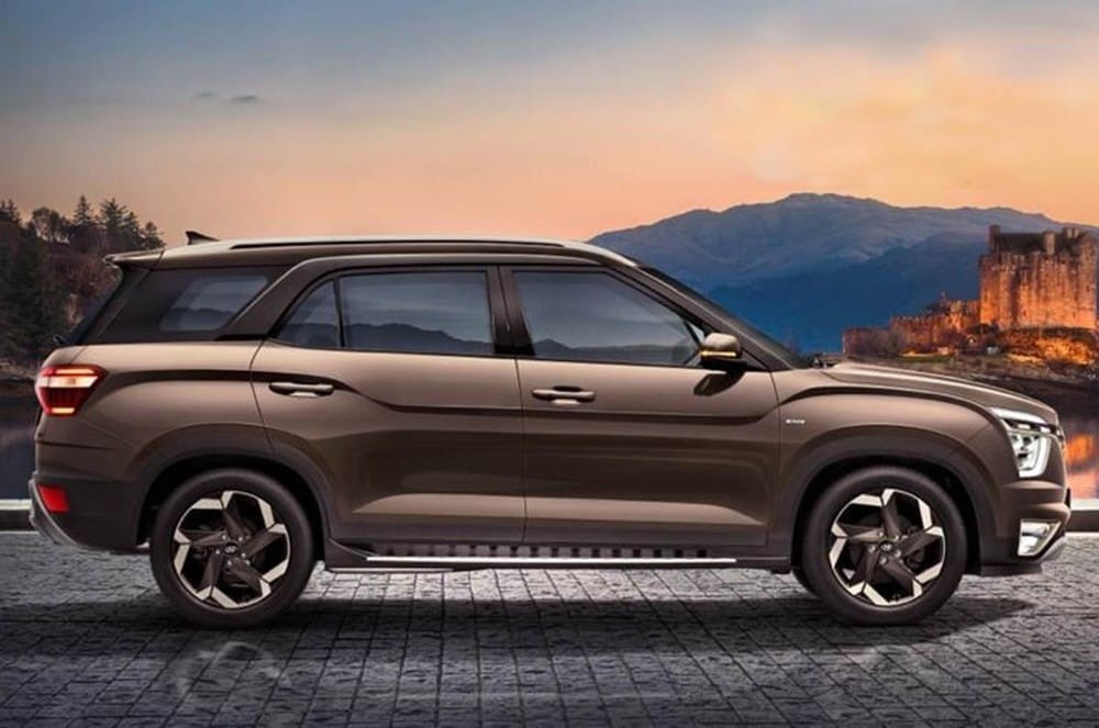 Hyundai Alcazar 2021 có chiều dài cơ sở tăng 150 mm so với Creta