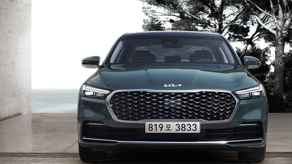 Cận cảnh thiết kế đầu xe của Kia K9 mới Cận cảnh thiết kế đầu xe của Kia K9 mới
