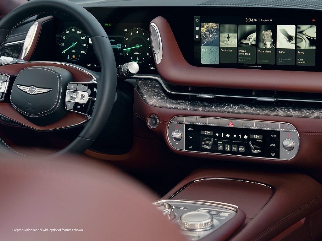 vô lăng Genesis G90 2023