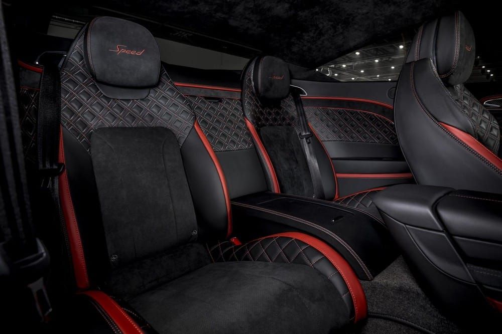 Ghế sau của Bentley Continental GT Speed 2021 Ghế sau của Bentley Continental GT Speed 2021