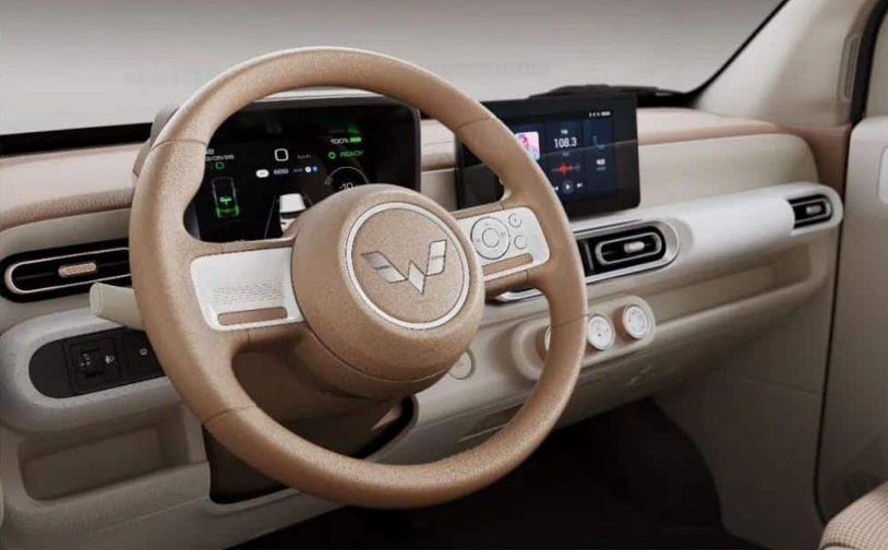 Nội thất Wuling HongGuang Mini EV