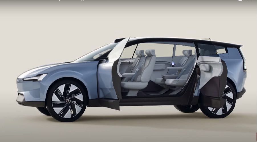 thân xe Volvo EXC90 2024