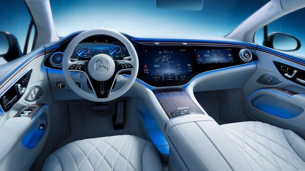 Bố cục nội thất Mercedes EQS 2022