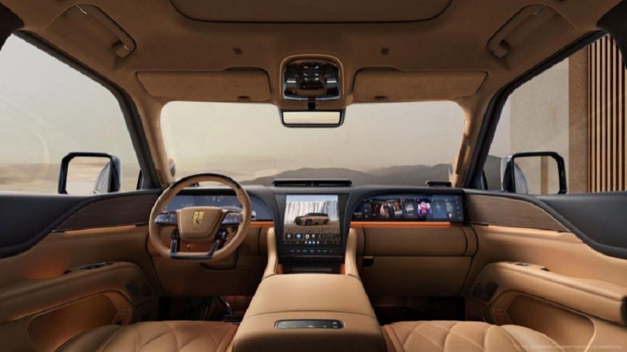 Nội thất BYD Yangwang U8L Dingshi Edition