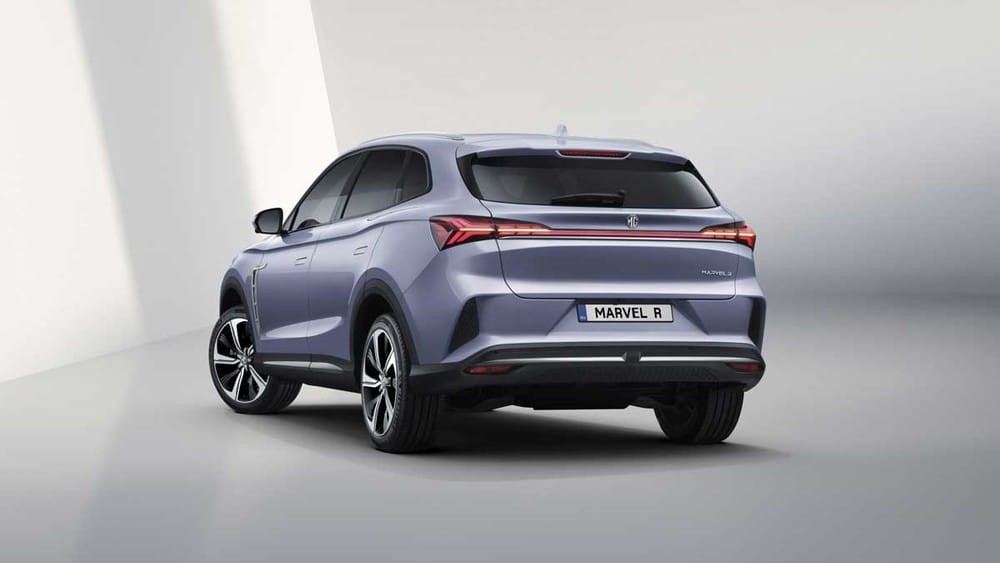 Thiết kế đằng sau của MG Marvel R Electric 2021 Thiết kế đằng sau của MG Marvel R Electric 2021