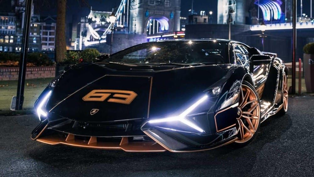 Chiếc xe Lamborghini Sian này còn có logo 63 Chiếc xe Lamborghini Sian này còn có logo 63