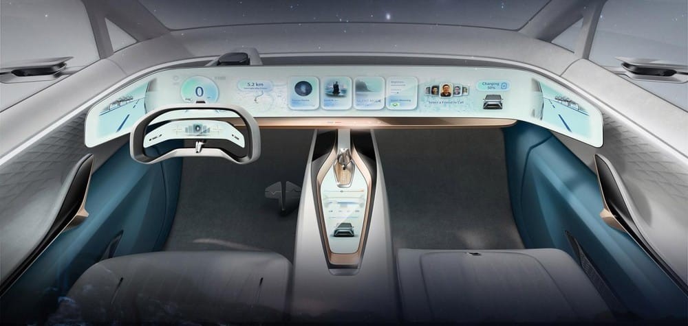 Nội thất với màn hình 